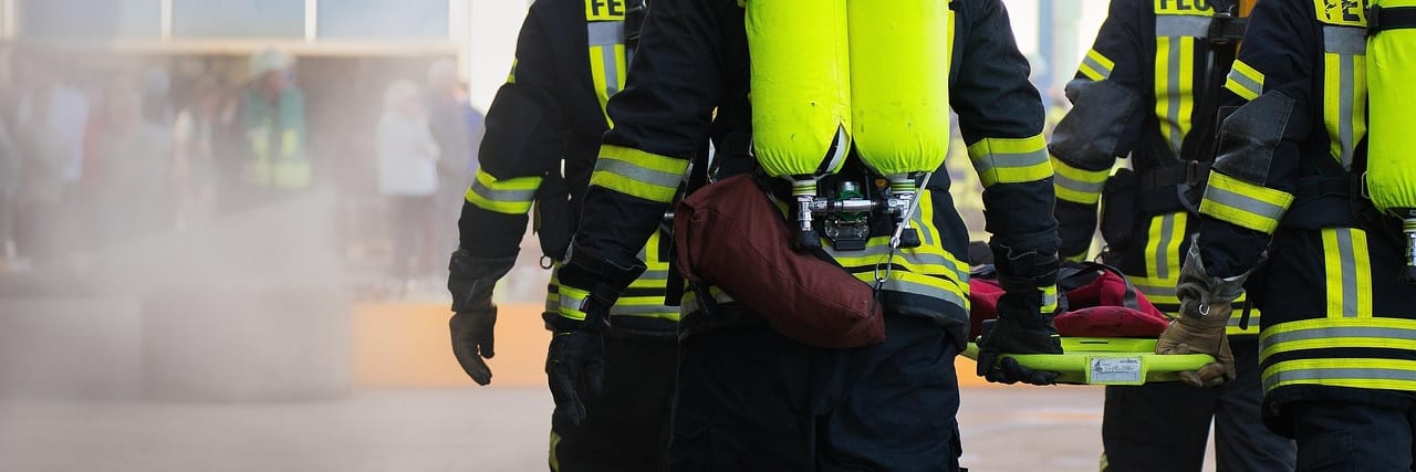 Fire extinguisher training in progress